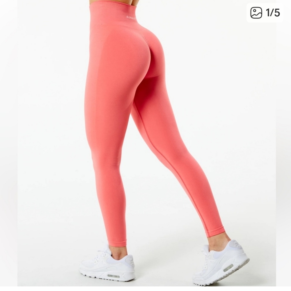 Alphalete Amplify Peach Leggings